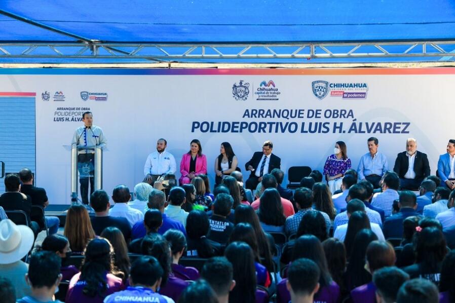 Marco Bonilla afirmó que “este polideportivo será un centro para la construcción de la paz desde el deporte".