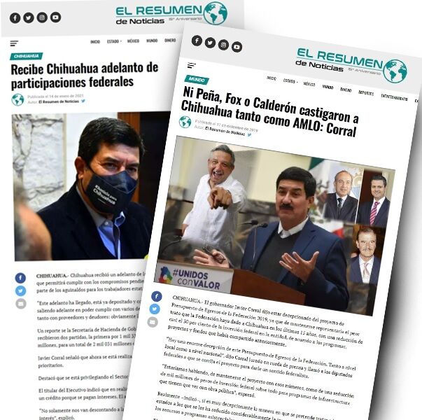 Hace casi 3 años (el 14 de enero del 2021), Javier Corral Jurado consiguió el último de los adelantos de Participaciones Federales por un monto de $2 mil 031 millones de pesos que no le correspondía administrar a su gobierno. Dos años antes (17 de diciembre del 2018), se quejaba del injusto trato aplicado por el recién llegado AMLO quien castigaba las finanzas de Chihuahua como no lo habían hecho los presidentes anteriores.