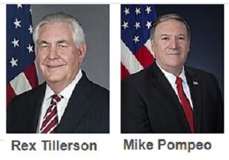 Principales Secretarios del Departamento de Estado de Donald Trump del 2016 al 2021.